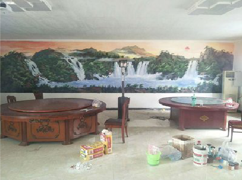 博白墙绘-写实风景