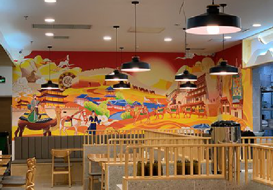 博白商业空间彩绘介绍。