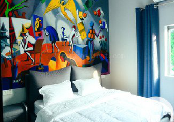 博白对于酒店的墙体彩绘而言更注重哪些方面？