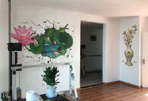 博白墙体彩绘相比墙纸的优势。